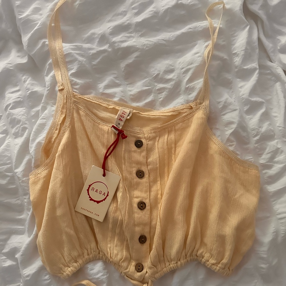 Anthropologie Raga Ivory Blouse